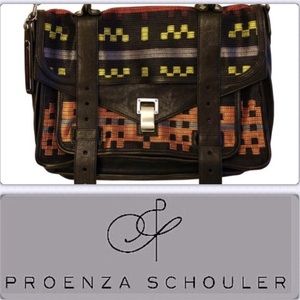 Proenza Schouler Multicolor Leather/Tweed Ps1 Bag